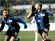 Bóng đá anh, ngoại hạng anh, lịch thi đấu euro 2012, Atalanta thắng ấn tượng: Quà Noel cho Doni